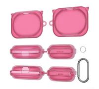Waterproof Silicone Case for Nothing Ear 3a Sweatproof(Pink) | Shock-absorbing for tpu material, drop protection, for crystal clear view, lightweight design, precise fit