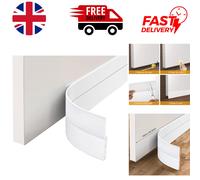 Waterproof Silicone Door Sweep - 39" White Draft Stopper with Easy Installation
