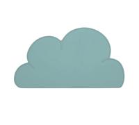 Waterproof Silicone Pet Feeding Mat Raised Edge Cloud Shape Non Slip Bowl