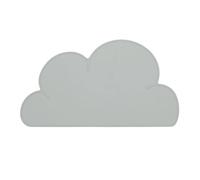 Waterproof Silicone Pet Feeding Mat Raised Edge Cloud Shape Non Slip Bowl