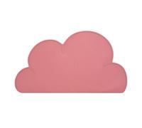 Waterproof Silicone Pet Feeding Mat Raised Edge Cloud Shape Non Slip Bowl