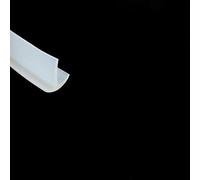 Waterproof Silicone Sealant Strips for Doors & Windows, Heat-Resistant, Transparent Blue/Yellow, T-S, 30x30x2.8mm, 1M - Ultimate Weatherproofing Solution