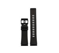 Waterproof silicone sports strap suitable fit for Casio G-SHOCK GA 2000 GA-2000-1A2 PRG-600 wristband(Black)