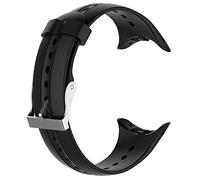 INF Waterproof Silicone Strap for Garmin Swim Watch - Black Soft Breathable Replacement Band with Tool, Sport Silicone Wristband Arm Band Replacement Bracelet for Garmin Swim
