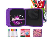 Waterproof Sketchbook, Reusable Doodle Notebook, Art Book with 14 Page Design, Soft Paper Drawing Pad, Kid-Friendly Sketchbook with Colorful Design, Educational