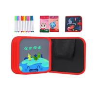 Waterproof Sketchbook Tablet - Kids Doodle Board, Erasable Art Book, Refillable Water Resistant Drawing Pad, Washable Creative Doodle Painting Drawing Book Set for Kids Travel Camping