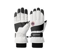 Waterproof Ski Gloves, Winter Ski Gloves, 1 Pair Ski Sports Warm Gloves Screen Touch - Hands Cold Weather Through the Wind Hand Warmer Non-Slip Palm Tree Design Silicone