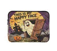 Waterproof Sleeve for Laptop 16Inch This is My Happy Face Ghosts | 16Inch Computer Carrying Bag for adults estuche para L