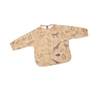 Waterproof Sleeved Bib, Long Sleeve Baby Bib Small Size Cartoon Pattern Waterproof Toddler Soft Bib for Having Meals (Type A)