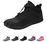 Waterproof Snow Walking Boots for Men Comfortable Non-Slip Slip On Booties Winter Outdoor Waterproof Warm Booties Hiking Shoes