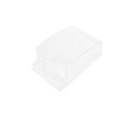 Waterproof Socket Cover PP Material Outlet Plug Protection Electric Leakage Switch Adhesive Wall Plates Receptacle Cover for Courtyard, Storage Room(Transparent)