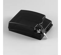 Waterproof Socket Cover, Type 86 Socket Box With Key Bathroom Switch Box, Water Protection Cover For Electrical Outlet Safety Guard(Black)