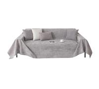 Waterproof Sofa Cover, Chenille Soft Durable Scratch Protection Corner Sofa Cat for 1 2 3 4 Seater L-Shape Sectional Couch, Non-Slip Slipcover Furniture Protector for Pets, Cats, Dogs (Grey 180*260cm)