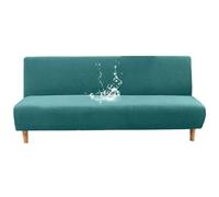 Waterproof Sofa Cover Without Armrests Elastic Spx Futon Slipcover Removable & Washable Fur Protector Stretchy Couch Protector Teal Mum Size
