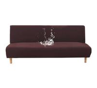 Waterproof Sofa Cover without Armrests Elastic Spx Sofa Bed Slipcover with Stretch Bottom Removable & Washable Fur Protector Deep Mum Size