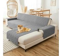 Waterproof Sofa Covers Reversible Sofa Cover L Shape Sectional Couch Cover,Water Resistant Non Slip Couch Covers For 3 Seater Luxury Furniture Protector,Chaise Lounge Cover For Livingroom Sofa