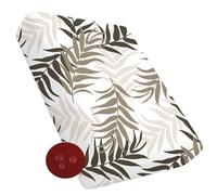 Waterproof Sofa Seat Cushion Cover with Zipper, 60x60cm & 50x50cm, Chair Seat Pads Cover for Indoor & Outdoor Patio Rattan Furniture(A21,65x65x10 cm)