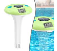 Waterproof Solar Digital Pool Thermometer, 2 in 1 Salinity and Temperature Measurement for All Your Water Activities