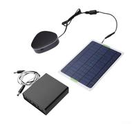 Waterproof Solar Heating Kit 18x22cm for Outdoor Use | 20W monocrystalline panel, efficient sunlight conversion, waterproof connector, car pet house heating