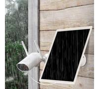 Waterproof Solar Panel for Ring Camera, 5W Camera Solar Panel with 360°+90° Adjustable Mounting Bracket, 7.08x6.29inches