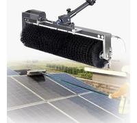 Waterproof Solar Photovoltaic Panel Cleaning Machine, Solar Panel Washing Kit, 60Cm Roller Brush Head, Single Head Solar Cleaner Robot,7.5m/24.6ft
