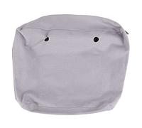 Waterproof Solid Canvas Insert Inner Lining Insert Zipper Pocket for Obag O Bag Bag Light Gray
