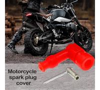 Waterproof Spark Plug Boot - Waterproof Non-Resistor Spark Plug Cap, Multi-Color Engine Component | All-Season Dustproof Electrical Connector, Performance Upgrade Replacement For Bike ATV