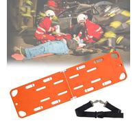 Waterproof Spine Board with Head Immobilizer & Neck Brace, Adjustable EMS Training Stretcher for Patient Transfer, Emergency Water Rescue, Durable Backboard Immobilization, Spinal Board