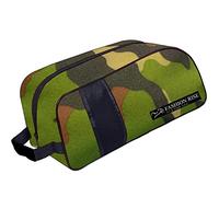 Waterproof Sports Boot/Shoe/Travel Bag for Football Cricket Rugby Golf Toiletry Gym for Men/Women (Camo Green)