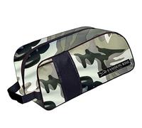 Waterproof Sports Boot/Shoe/Travel Bag for Football Cricket Rugby Golf Toiletry Gym for Men/Women (Camo Grey)