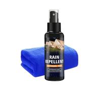 Waterproof Spray for Tents,100ML Rainproof Solution,with Towel Oil-proof Camping Waterproofing Spray | for Shoe Jacket Tent Boot Sneaker Furniture Upholstery Clothing RV Camping Gear