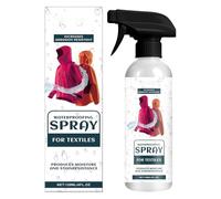Waterproof Spray for Textile Jackets - 120ml Fabric Shield for Functional Textiles and Synthetic Fibers, Outdoor Clothing Water Spray for Camping Hiking Climbing Travel
