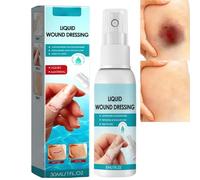 Waterproof Spray Plasters for Wounds,Liquid Wound Dressing,Skin Liquid Plaster Spray,Wound Stick Protective,Quick-Drying Dressing for Scratch,Transparent Waterproof Breathable,Quick-Drying Dressing