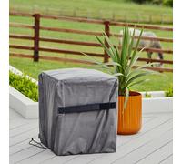 Waterproof Fire Pit Cover in Eco-friendly Material (Square) H55CM W50CM Ivyline Grey One Size