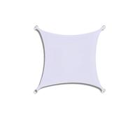Waterproof Square & Rectangular Shade Sail, UV 95% Sun Shade for Garden, Patio & Terrace, Outdoor Canopy Awning (White, 3x3m)