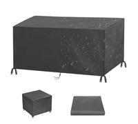 Waterproof Square Table Cover 40x40x40 cm for Outdoor Furniture UV Protection 600D Rattan Patio Table Protector Weather Resistant Garden Décor.