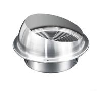 Waterproof Stainless Steel Exhaust Vent Cover for Wall/Ceiling Ducts, Designed to Block Insects and Minimize Drafts, Compatible with Dryer Vents and Ventilation Units (150#)