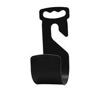 Waterproof Stainless Steel Stick Hooks Wall Hooks Self Adhesive Hook,Rust-free Garden Hose Pipe Reel Hook Hanger Wall Mounted Holder Organizer Tool - Black