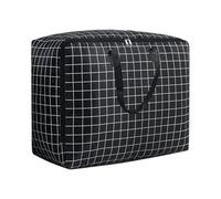 Waterproof Storage Bags - 75L Extra Large Oxford Packing Tote, Multipurpose Zipper Bag with Handles, Travel Organizer | Space Saving Storage for Dorm Closet Under Bed Bedroom Apartment