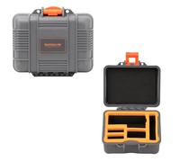 Waterproof Storage Case for DJI Osmo Action 5 Pro/4/3, Mini Organizer Safety Case for DJI Action Camera with 2 Batteries, Fast Charging Cable & Accessories