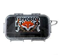 Waterproof Storage Case IP67 Dustproof Shock Resistant Sealed Box Transparent ABS Outdoor Sports Survival Equipment Clear Heavy Duty Protective Case For Camping Hiking Fishing Boating(Black)