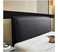 Waterproof Stretch Headboard Cover - Dustproof Protective Case for Bedroom Furniture (Black Fits 140-160CM / 55-63in) - Easy Care Stylish and