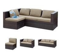 Waterproof Stretch Sofa CoverElastic Slipcover for 1/2/3 Seater Rattan Bench Khaki WaterRepellent Protector Outdoor Furniture Cover Durable & Stylish