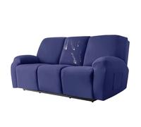 Waterproof Stretch Soft Polyester Recliner Chair Cover with Side Pockets Armchair Slipcover for Lazy Boy Reclining Sofa