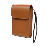 Waterproof Stylish Leather Storage Case Pouch Organizer RG34XX Handheld Game Console for Daily Commute