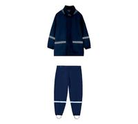 Waterproof Suit Kids, Raincoat & Rain Trousers 2-Piece Set, Pants Suit Solid Color Print Hoodie Rainsuit Toddler Rainwear Rain Jacket Cape For 1-9 Years Outdoor Cycling Hiking Camping Climbing