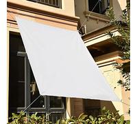 Waterproof Sun e Sail 1.2x Canopy 95% UV Block Water Resistant ning for Patio & Par Includes Free Rope White Outdoor Sun Sn 22051