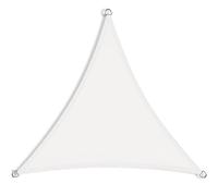 Waterproof Sun Sail Shade 5.5x5.5m Premium 185g/m² Polyester Awning Canopy with Fixing Kit & Free Rope for Garden Beach Patio Outdoor Use White Shade Cover