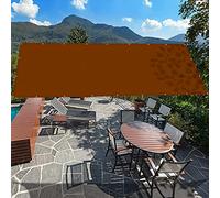 Waterproof Sun Shade Sail 1.8 x 5m Premium Outdoor Rectangle Canopy for Hot Tub Garden & Patio UV Block Durable Polyester Brown Perfect for Lawn & Yard Shade