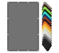Waterproof Sun Shade Sail 2.6 x 4m - Wind Resistant Canopy for Outdoor Patio Garden & Camping - Light Gray Sun Protection Netting